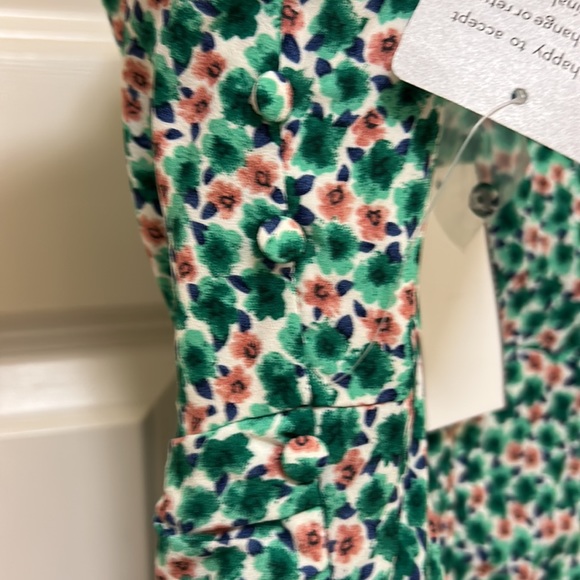 NWT LUSH Green Floral Dress Size L - Picture 6 of 13